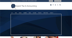 Desktop Screenshot of expecttaxandaccounting.com