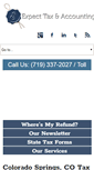 Mobile Screenshot of expecttaxandaccounting.com